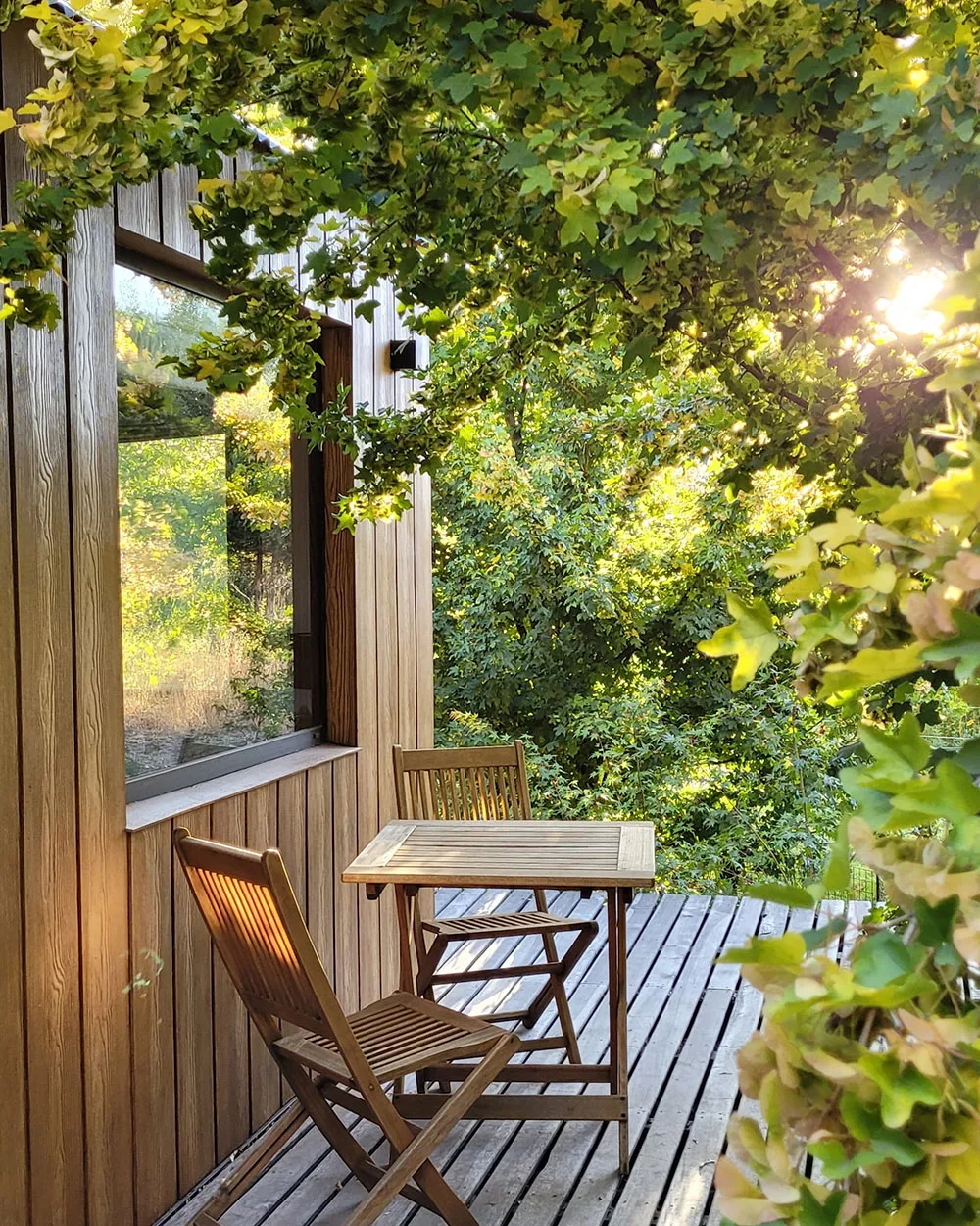 Living con vista al lago